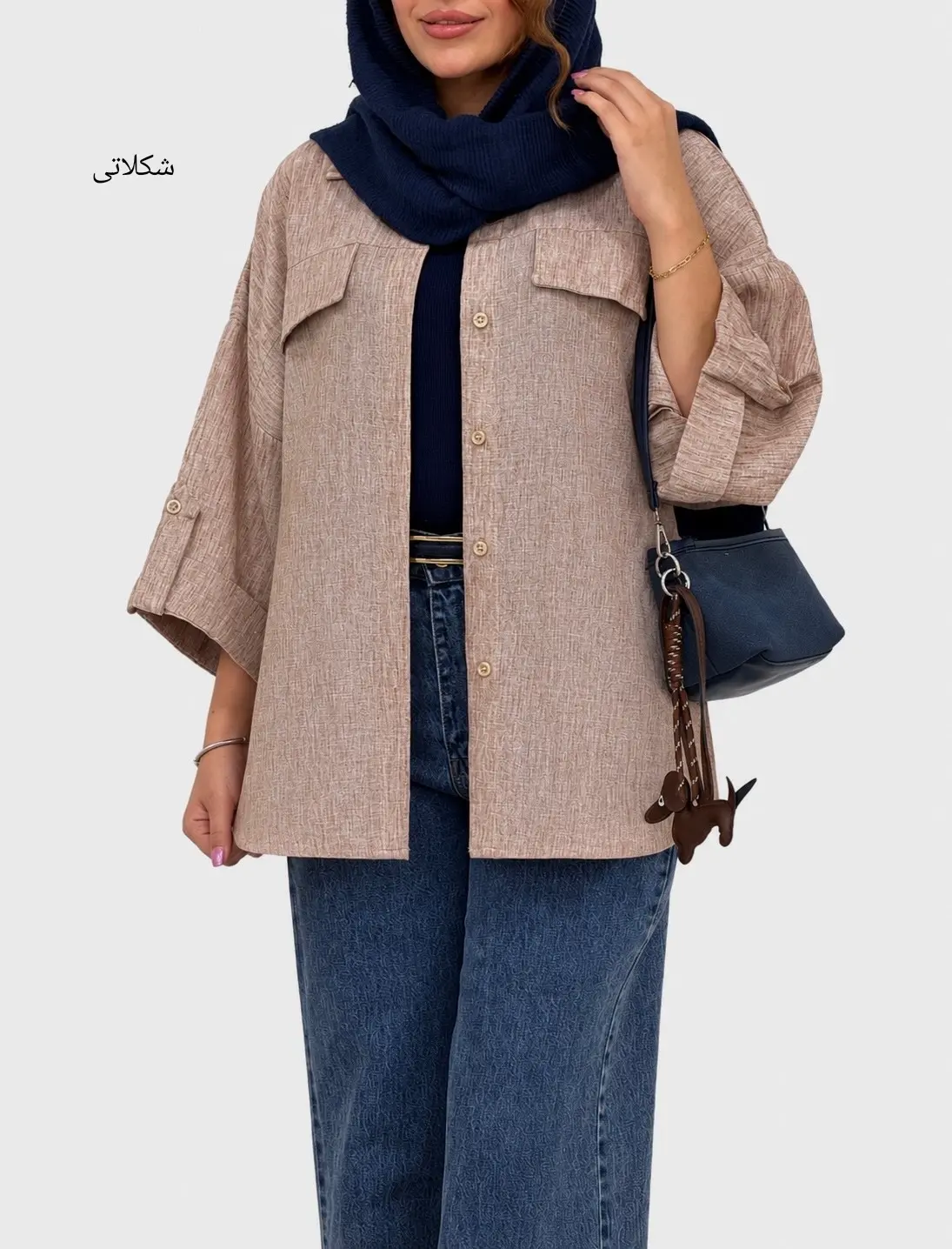 تونیک مانتویی لینن زارا تارا